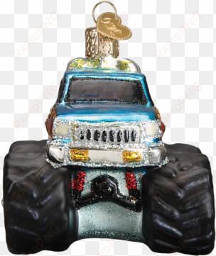 Toy Monster Truck Ornament - Bassett Hound Glass Ornament By Old World Christmas transparent png image