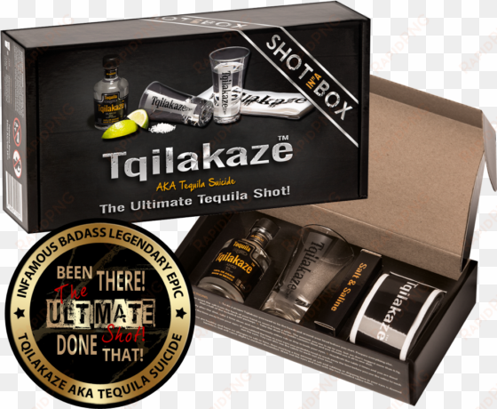 tqilakaze the ultimate tequila shot in a box gift - tqila