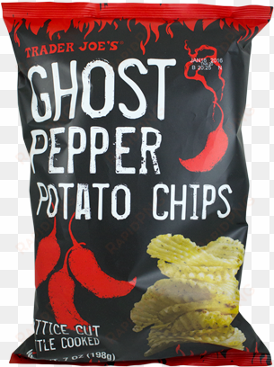 Trader Joe's Ghost Chili Lattice Cut Potato Chips - 海外直送trader Joe's Ghost Pepper Potato Chips トレーダージョーズ transparent png image