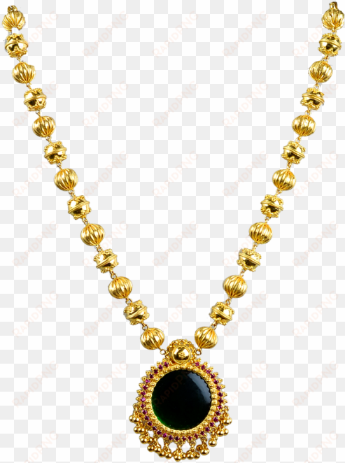 traditional gold necklace design 0917-12 - traditional gold ornaments kerala