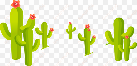 train cactaceae cartoon - cactus animados