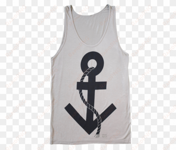 trans symbol anchor tank top - active tank