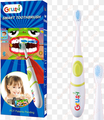 Transforms Brushing Into Fun Games For Kids, Provides - Special Supplies Grush Smart Electric Toothbrush Makes transparent png image