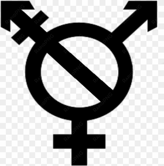 transgender symbol with agender transparent background - simbolo de la transexualidad