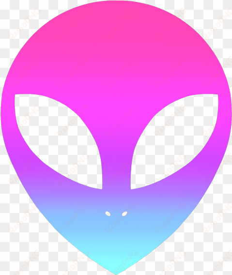 transparent alien - alien head transparent background