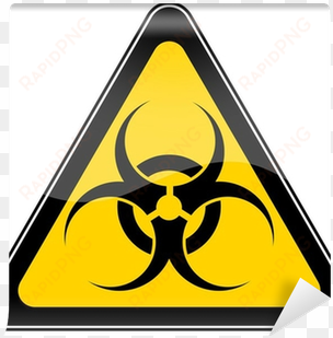 transparent biohazard symbol