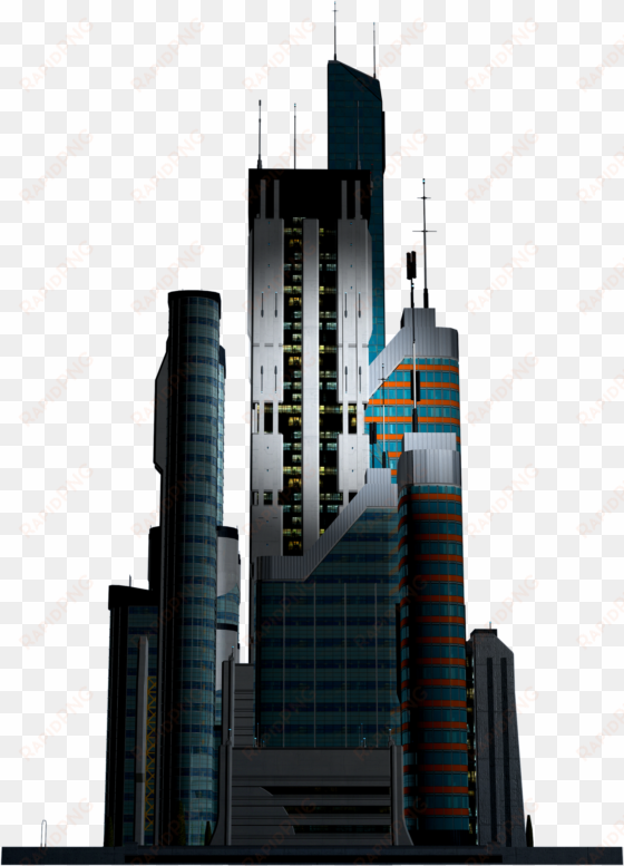 transparent building sci fi - sci fi building png