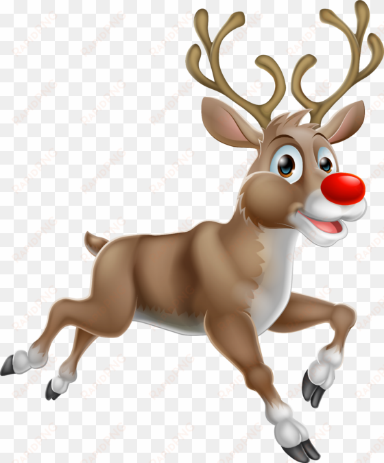 transparent christmas rudolph png clipart