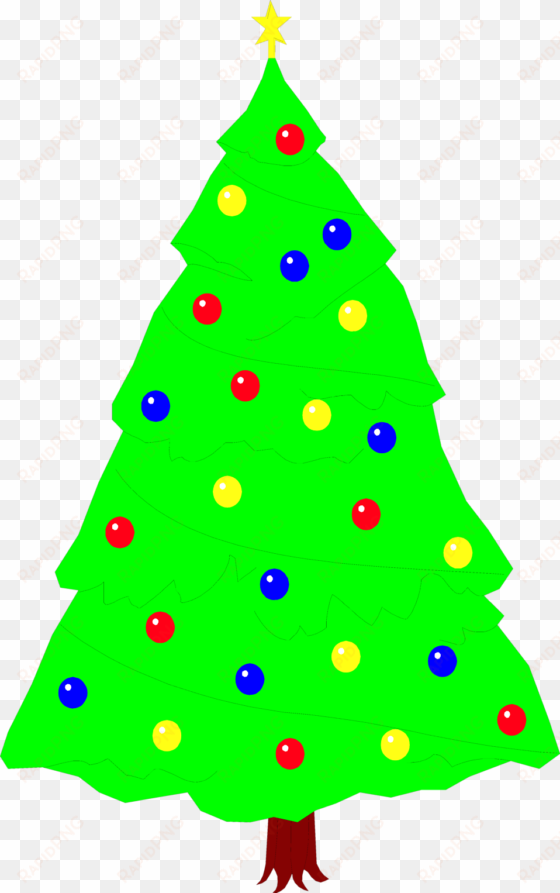 transparent christmas tree clipart - christmas tree