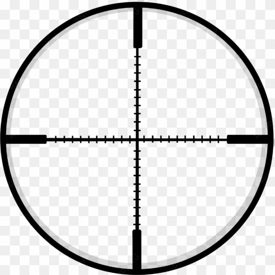 transparent crosshair sniper scope - reticle