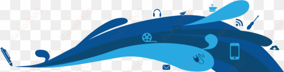 transparent designs creative - blue design png