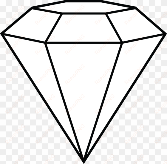 transparent diamond vector - diamond drawing easy