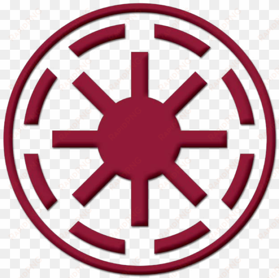transparent emblem star wars - galactic republic
