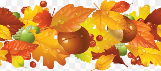 transparent fall border png clipart picture - transparent thanksgiving borders clip art png