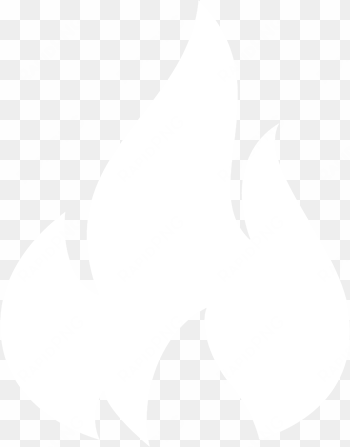 transparent fire white - flame icon white png
