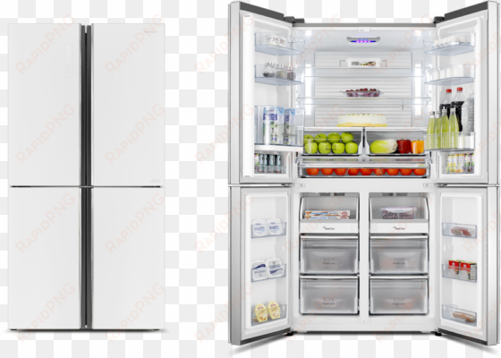 transparent fridge door - hisense 695l french door refrigerator