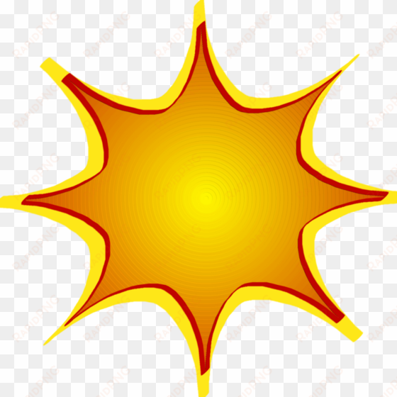 transparent graphic starburst clipart - yellow starburst