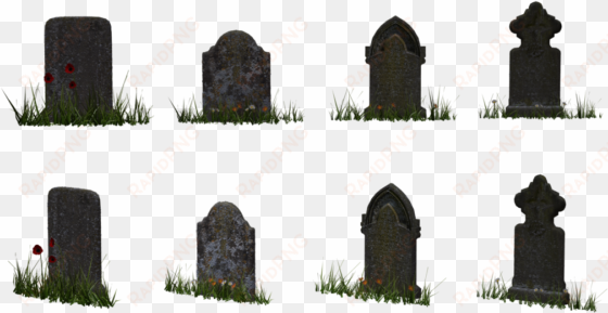 transparent gravestones