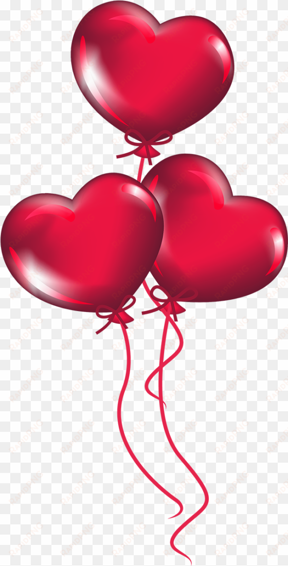 transparent heart balloons png clipart - heart balloon clipart png
