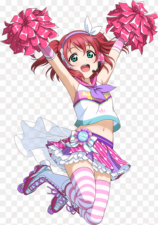 transparent - idolized - lovelive sunshine ruby kurosawa cosplay costume cheerleaders