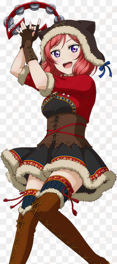 transparent - idolized - maki love live snowy mountain