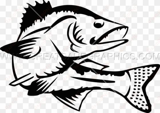 transparent library walleye clipart - walleye line art