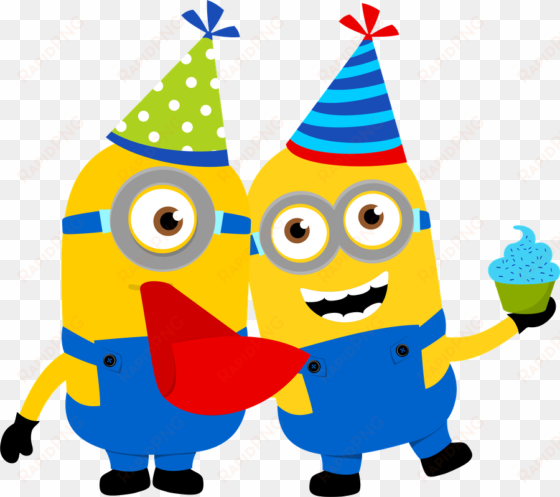 transparent minion png image - minion with birthday hat