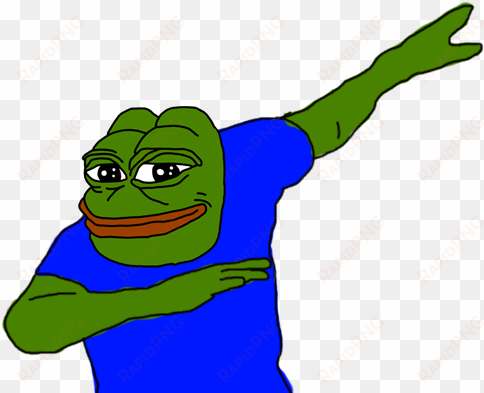 transparent pepe dabbing - pepe dab transparent