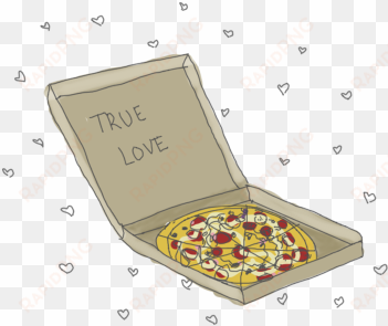 transparent pizza heart tumblr transparent pizza heart - pizza box