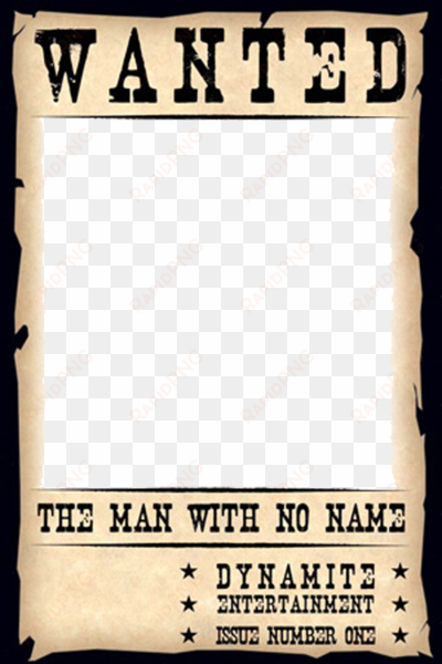 transparent poster wanted - wanted man poster template