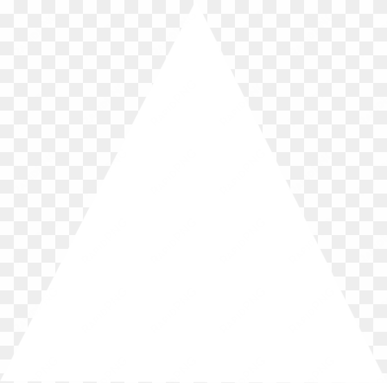 transparent triangle white - white triangle png