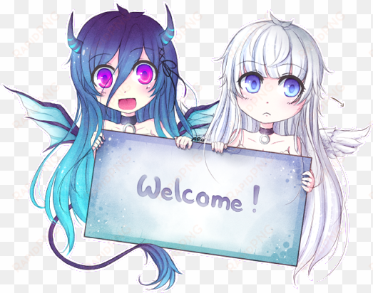 transparent welcome anima image royalty free download - anime welcome