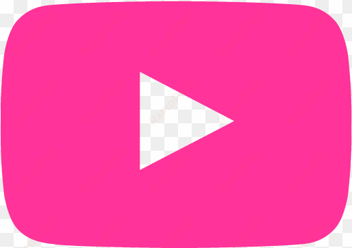 transparent youtube pink - youtube logo hd png