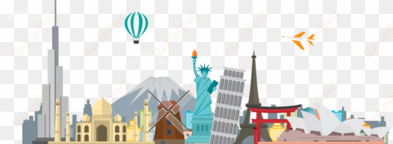 travel portal development - tour and travel vector