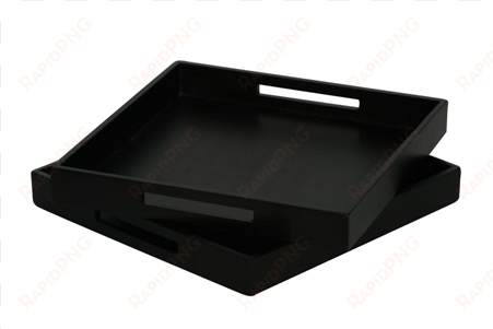 tray, black square 18x18" - coffee table