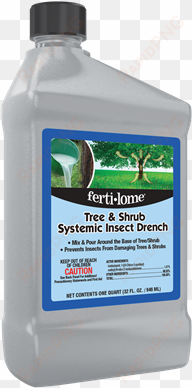 tree and shrub drench 32oz 10206 glamour l - fertilome tree and shrub systemic insect drench