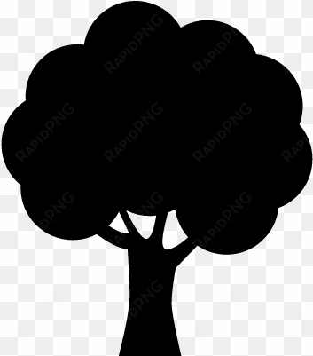tree silhouette vector - tree silhouette