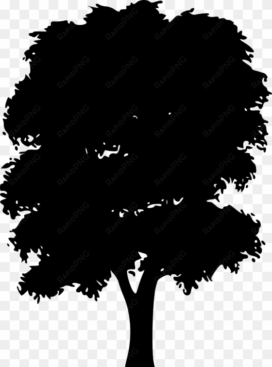 tree silhouettes - cartoon tree silhouette png