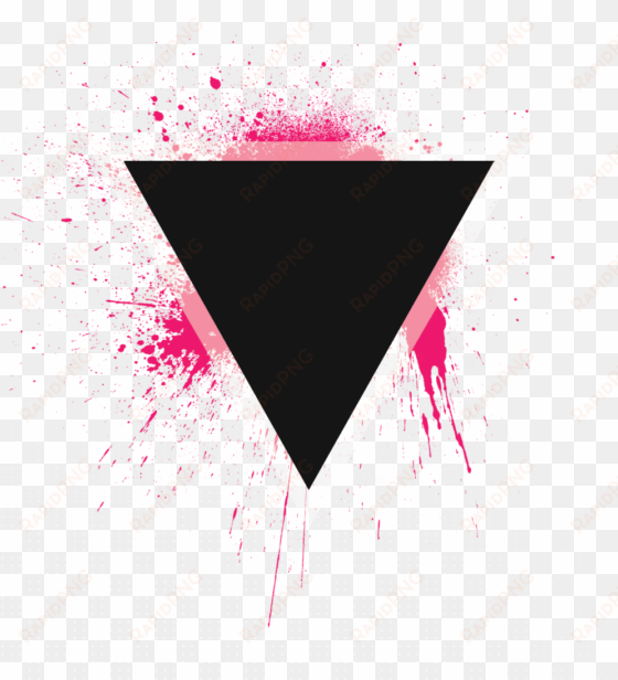 triangle paint abstract shape pattern shape 4asno4i - png triangulo design