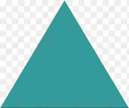 Triangle V - Blue Triangle Shape Clipart transparent png image