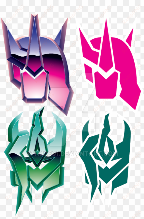Trice01, Autobot, Crossover, Decepticon, Logo, Mashup, - Autobots And Decepticons Logos transparent png image