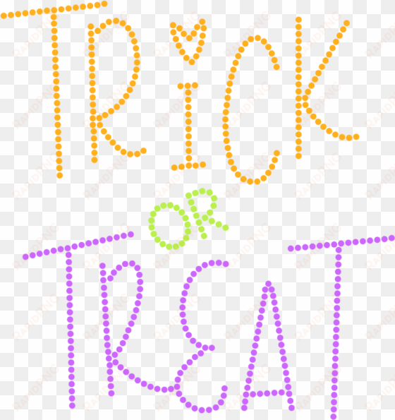 trick or treat png - design