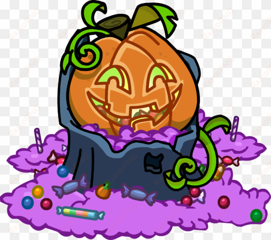Trick Or Treat Pumpkin - Cartoon transparent png image