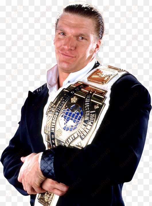 triple h world heavyweight champion and intercontinental - wwe intercontinental champion triple h