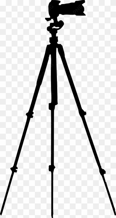 Tripod Camera Lens Silhouette - Camera On Tripod Png transparent png image