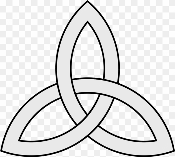 triquetra trinity symbol - simple celtic love knot