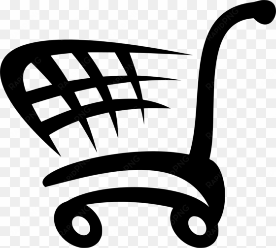 Trolley Vector Grocery Cart Jpg Royalty Free - Shopping Cart Vector Png transparent png image