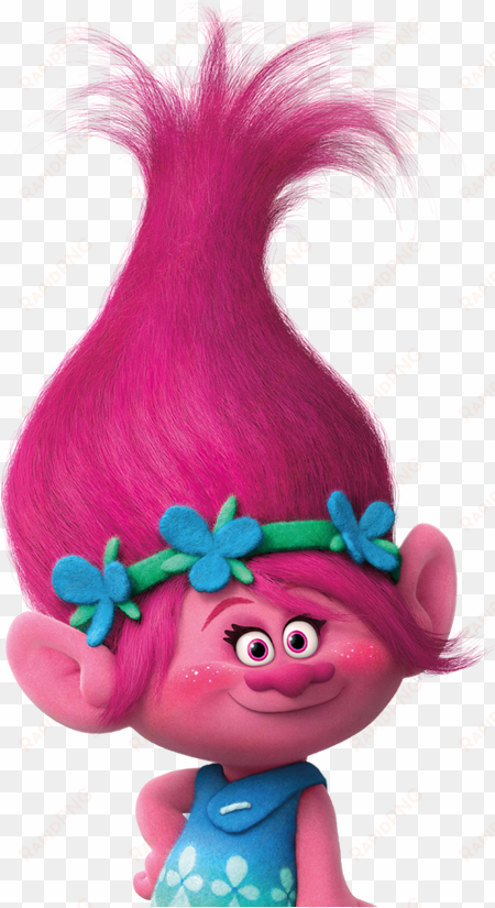 trolls freeuse stock - pink hair troll movie