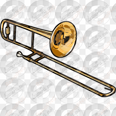 trombone clipart wind instrument - musical instrument