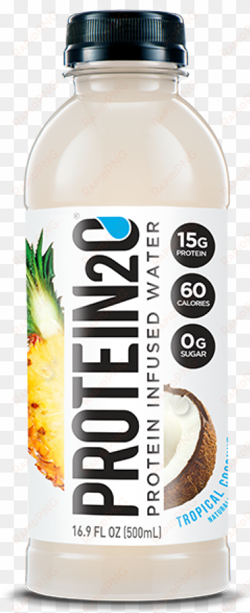 tropical coconut - protein2o low calorie whey protein drink, tropical